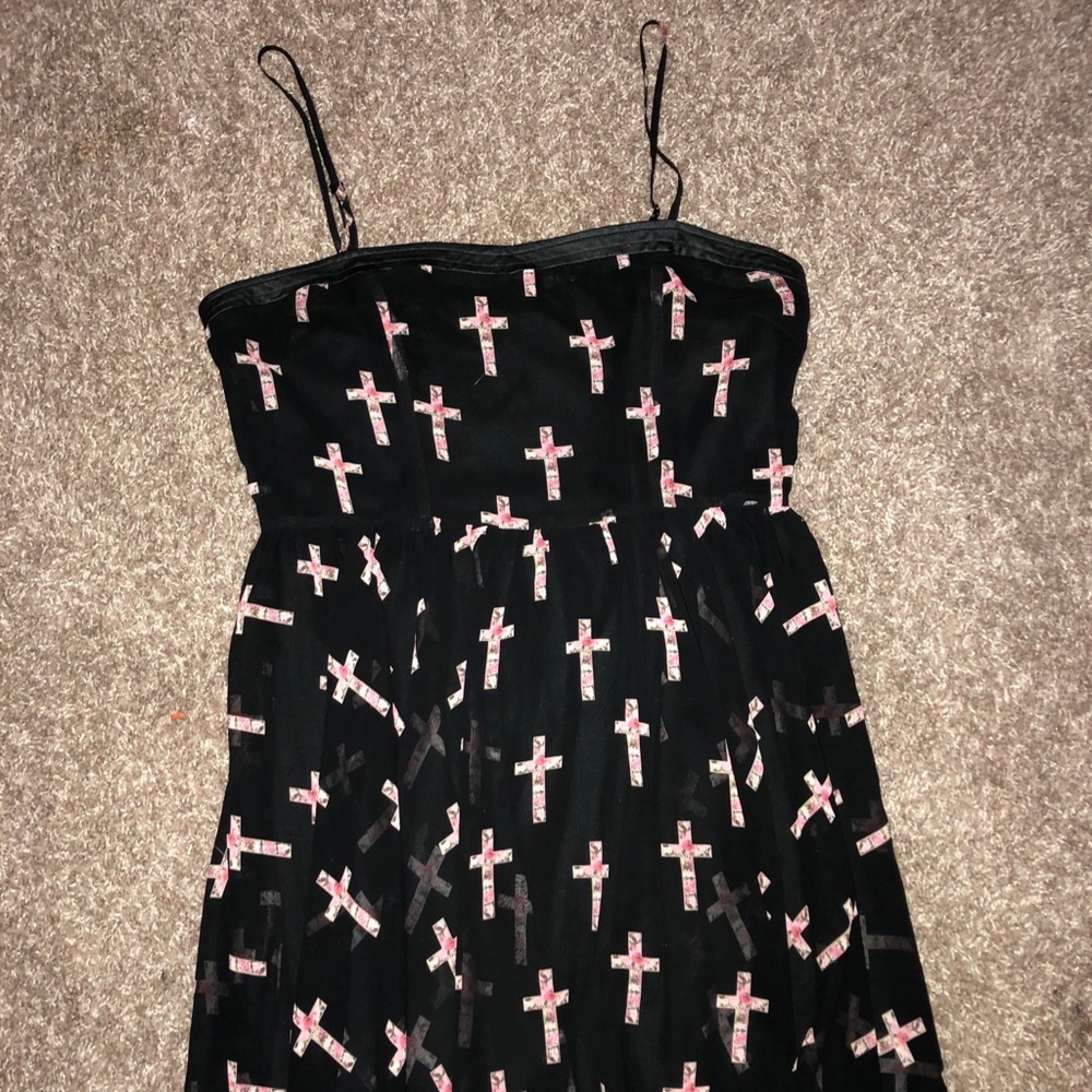 Flower cross sundress